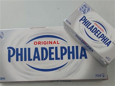 Queso crema Filadelfia pqte 180 g ,caja contiene 4 pqte llamar 78605934. 20 usd. - Img main-image-45839185