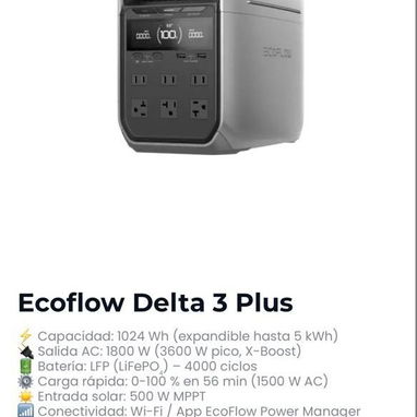 ECOFLOW. GENERADORES . No lo pienses . - Img 121192786