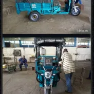 Triciclo eléctrico Traktion con techo y asientos plegables con capacidad para 8 personas nuevo a estrenar Transporte i - Img 55910915