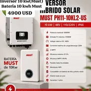 Kit Must batería 10kw + inversor 10kw - Img 56366447