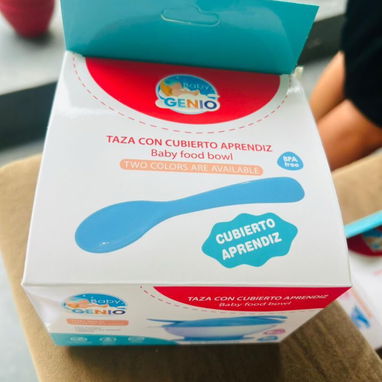 Set de taza con cuchara aprendiz para bebés (GHC) - Img 123199878
