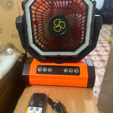 Ventilador Recargable de 20,000 mAh con Luz LED Integrada - Img 126230958