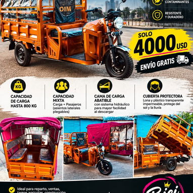 TRICICLOS Eléctricos de diferentes modelos y precios,no DUDE en escribirme con envío incluído en dependencia del lugar - 4/4