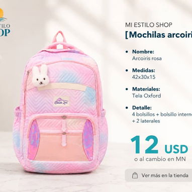 🟩 Mochilas Arcoiris 🟩 - 3/4