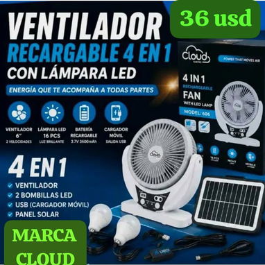 Ventiladores recargables Dawang - Img 126448381