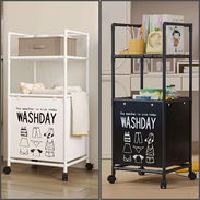 Organizador resistente para baño con cesta de ropa (uhb) - Img 53737559