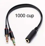 Vendo cable de 1 plog a 2 plog de audio nuevos - Img 49784887