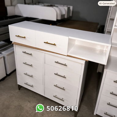 Cómodas o gaveteros, vanity o coqueta, multimuebles aereos y parados,estantes, mesa de computadora, - 4/10