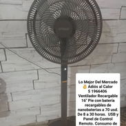 Ventilador recargable sin panel solar - Img 55863066