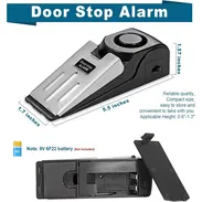 Alarma de Puerta Antirrobo. Herramienta de Seguridad para puertas. Util para tiendas y negocios particulares - Img 55488608