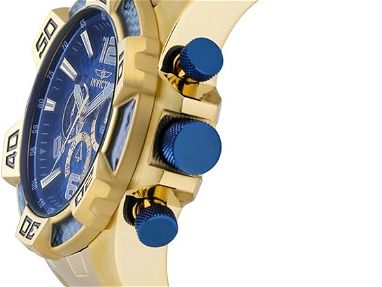 Invicta Reloj de cuarzo dorado 25852 Pro Diver con pantalla analógica para hombre, Oro, Buceador, movimiento de cuarzo - Img 64659224