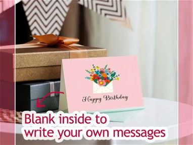 Tarjetas de cumpleaños con sobres y pegatina - Img 67661066
