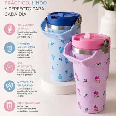 🧧Vaso Térmico con asa 500ml/ 16 usd🧧 - 3/3