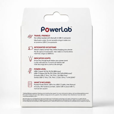 PowerLab Pocket Power Bank 4,500mAh - 3/5