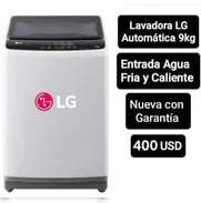 Lavadora Automatica LG 9 kg, 400 usd, Nueva con garantía - Img 49437725