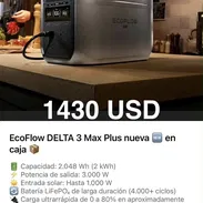 Ecoflow Delta 3 Max Plus nueva en caja - Img 57690642