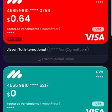 Compra y recarga tu Tarjeta Visa digital - 2/4
