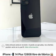 ¡Phone 14 Plus 128GB libre de fábrica. Bat 98% - Img 56795332