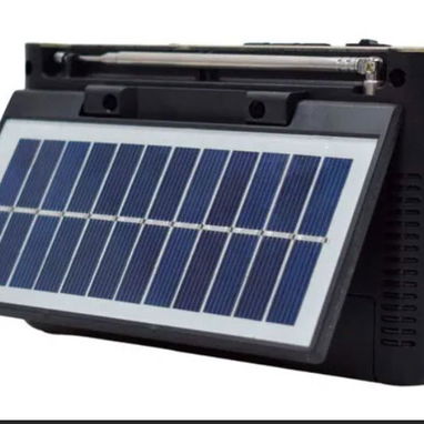 Radio FM-AM, Bluetooth, USB, linterna y panel solar - Img 112600286