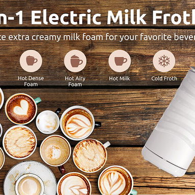 Espumador de leche para café, vaporizador eléctrico . Nuevo - Img 127343302