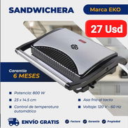Sandwichera Eko, Garantía de 6 meses, Entrega gratis para toda La Habana - Img 53561793