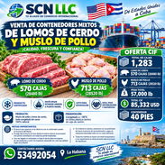 Proveedores directos, contenedor mixto de cerdo y pollo contáctenos al 53492054 estamos en la Habana - Img 58403342