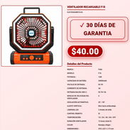 Ventilador Recargable Patix F18 20000mAh Multifuncion Con Power Bank VPT-0135 - Img 58023322
