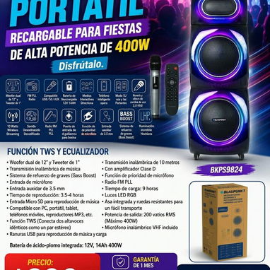 🔊🤑🔥 ¡POTENCIA Y FIESTA EN UN SOLO EQUIPO  T-40, RNC-5, BLAUPUNKT 400W! 🔥🔊🤑 - 3/3