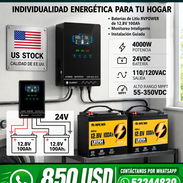 Kit de Inversor Sumry de 4KW con 2 baterías 12.8V 100AH - Img 58136141