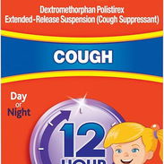 Delsym ( Dextrometorfano ) en jarabe para la tos en niños Alvio de tos gripe resfriado antiviral Supresor de la tos - Img 54857966