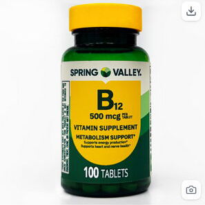 Suplementos vitaminicos B12 C  E ácido fólico - 2/3