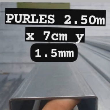 Tubo galvanizado y de hierros, Purle, cerca perle, tejas. - Img 123414976