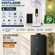 VENTILADOR SOLAR RECARGABLE STAVEL 16 - Img 55670755