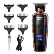 Kemei-5090-empujador de peluquero profesional con pantalla Digital para hombres, cortadora de pelo, patrón de Graffiti a - Img 45721697