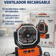 Ventilador recargable de 20000 mAh con mando - Img 54774921