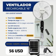 🚫🔌 ¡EL COMBO ANTI-APAGÓN PERFECTO! Ventilador Solar NEXTEK 16" (Hasta 25h) - Img 55970158