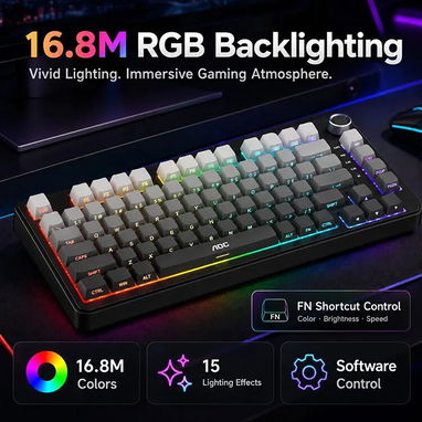 AOC GK330 | Teclado Mecánico Inalámbrico - 9/10
