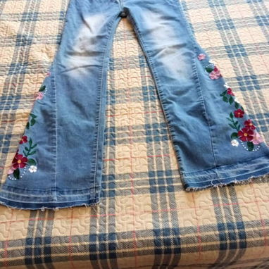 Pantalón de mezclilla campana talla L - 2/3