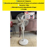 Ventilador Recargable Pedestal Sankey - Img 54671465
