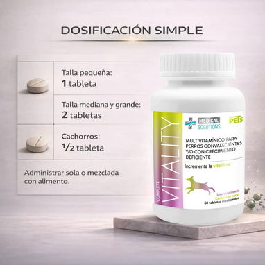 Multivitaminas Vitality para perros - Img 120790516