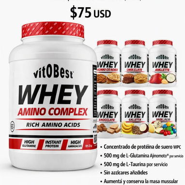 Whey Amino Complex marca Vitobest - Img 126452521