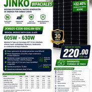VENTA DE PANELES SOLARES $220 usd 630w - Img 57152132