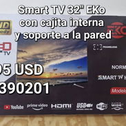 Smart TV Eko 32" con cajita y soporte - Img 57964121