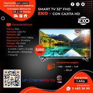 🔰 SMART 32🔰 TV SMART TV EKO 32 PULGADAS. MENSAJERÍA CON FACTURA Y GARANTÍA. TLF 54833699 - Img 51827838
