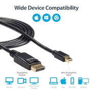 CABLE MINIDP A DP 1.8M STARTECH (4K X 2K UHD) - Img 57307939