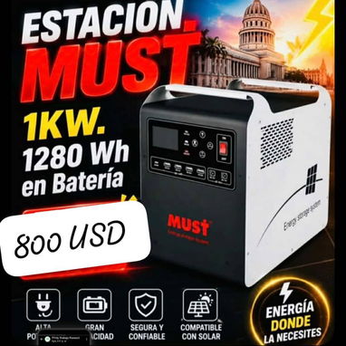 La mejor oferta del kit de Inversor Híbrido Must de 6kw con batería LiFePO4 de 15.36 kwh - Img 124936973