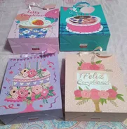 Paquetes de 12 Bolsas de regalo en 3D en 2000 el paquete - Img 50204436