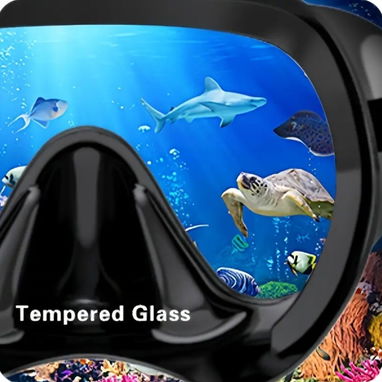 Máscara de buceo con Snorkel / cámara de acción - Img 122403466