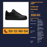 TENIS NIKE AIR FORCE NEGRO VPT# -0148 - Img 56244021