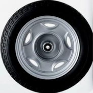 Vendo gomas con llantas delanteras de Triciclos. - Img 55538805
